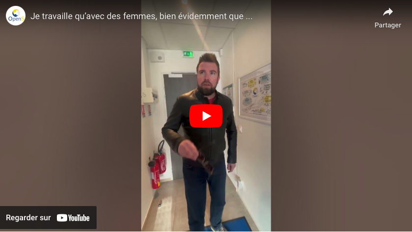 Je ne travaille qu’avec des femmes, bien évidemment que …